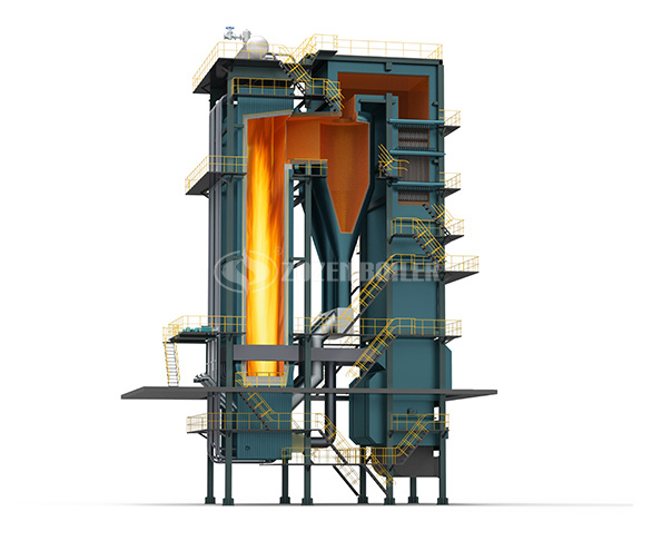 DHX Series Coal Fired CFB (Circulating Fluidized Bed) Hot Water Boiler