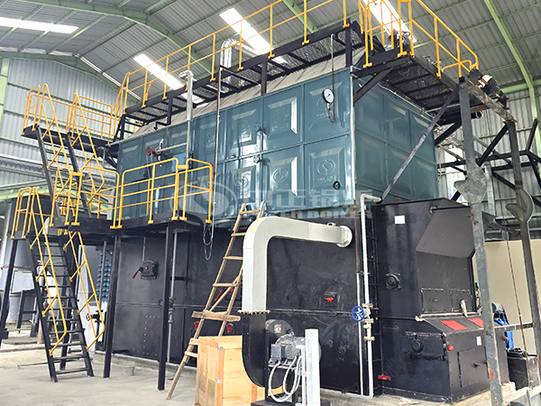 Export to Indonesia: ZOZEN 10-Ton Palm Shell Biomass Steam Boiler Project for the Feed Industry