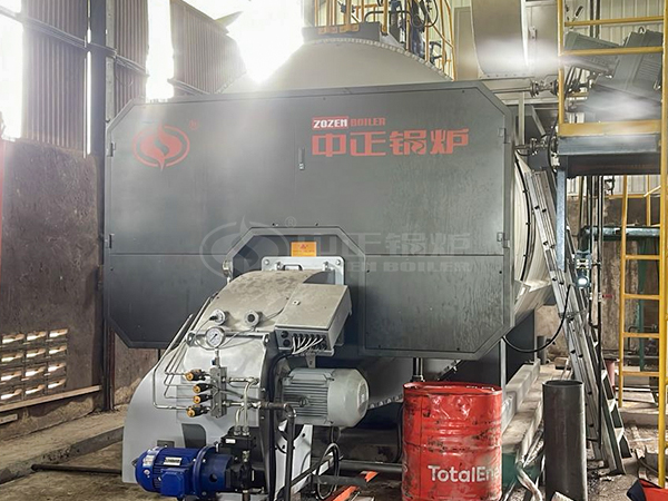 Export to Malaysia: ZOZEN 8-Ton Light Diesel Three-Pass Steam Boiler Project for Palm Oil Plant