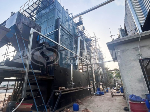 Export to Pakistan: ZOZEN 20-Ton Biomass Reciprocating Grate Steam Boiler for Textile Plant